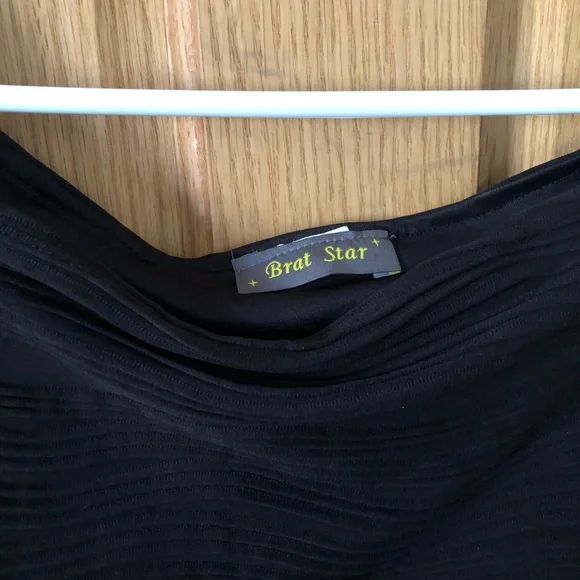 Brat Star black mini dress - Picture 3 of 4